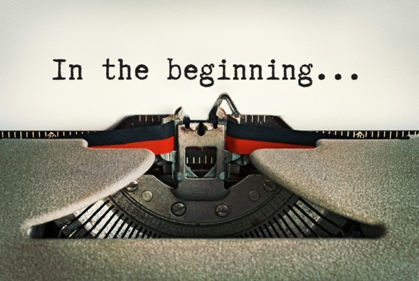 getty-images-c-O6QssKbtI-unsplash.jpg A typewriter with a page inserted with the sentence "In The Beginning" Getty images c O6QssKbtI unsplash.