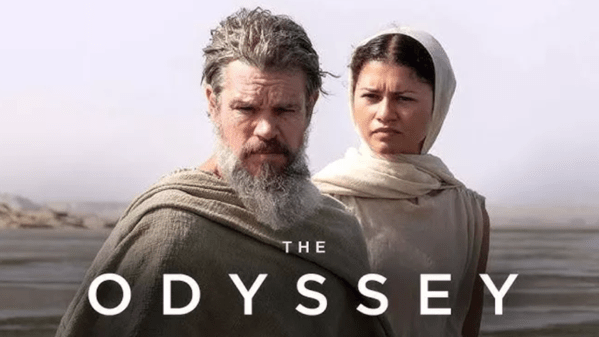 Screenshot 2025-12-23 at 2.09.57 pm of a promotional poster for The Odyssey